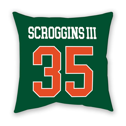 Miami - NCAA Football : Herbert Scroggins III - Pillow-1