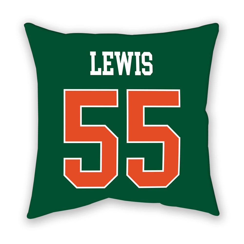 Miami - NCAA Men's Basketball : Acaden Lewis - Pillow-1