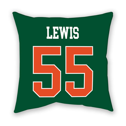 Miami - NCAA Men's Basketball : Acaden Lewis - Pillow-1