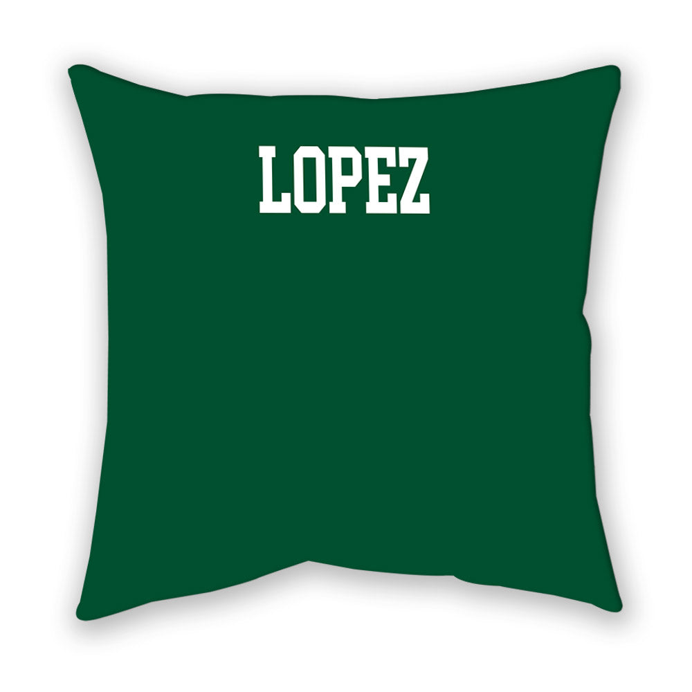 Miami - NCAA Women's Tennis : Qavia Lopez - Pillow-1
