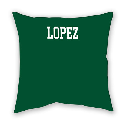 Miami - NCAA Women's Tennis : Qavia Lopez - Pillow-1