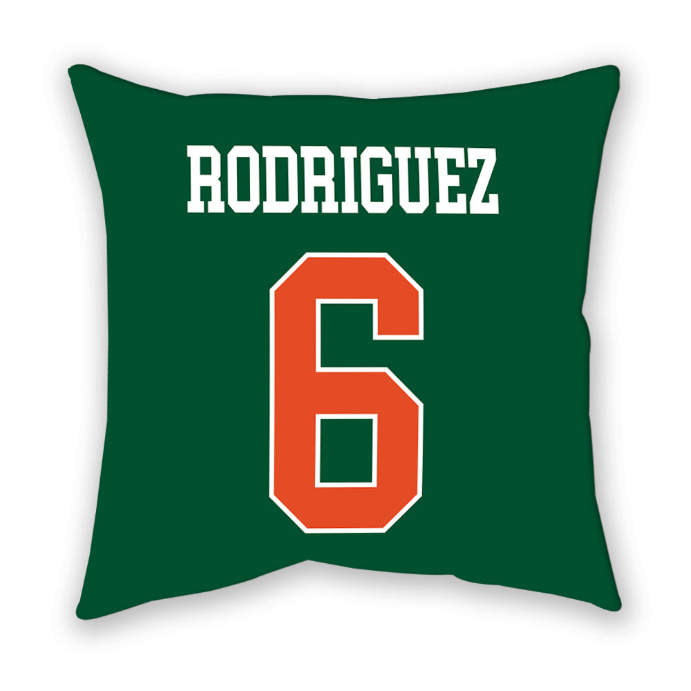 Miami - NCAA Women's Volleyball : Ariana Rodriguez - Pillow-1
