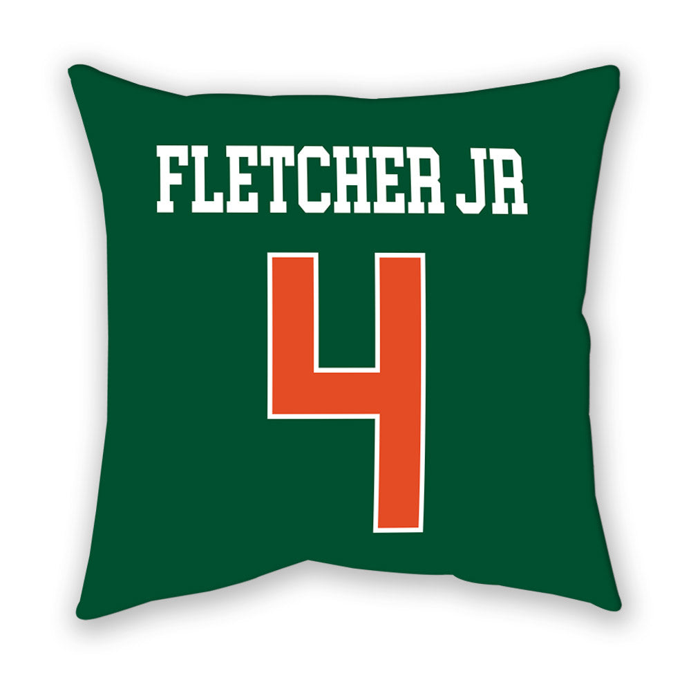 Miami - NCAA Football : Mark Fletcher Jr - Pillow-1
