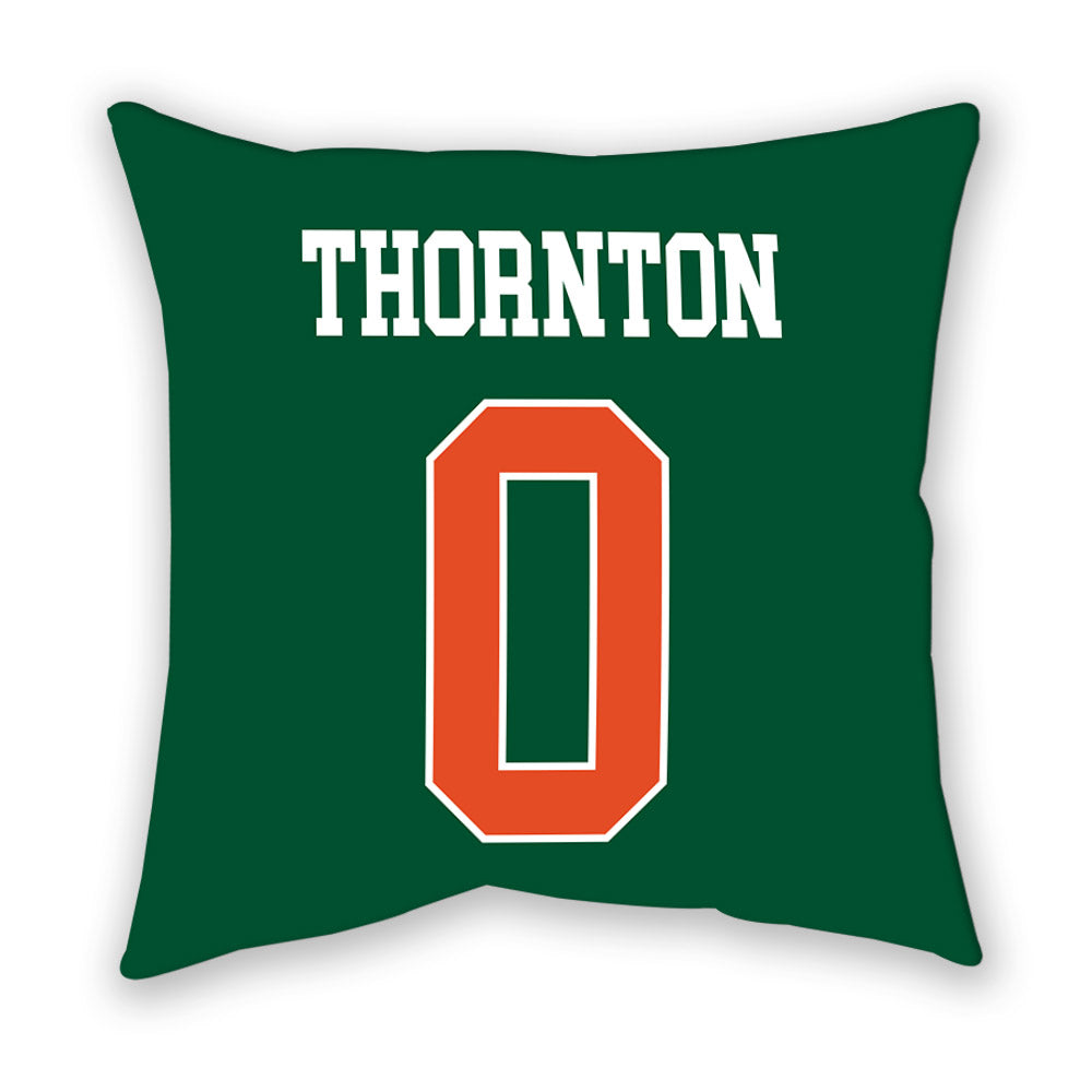 Miami - NCAA Football : Omar Thornton - Pillow-1