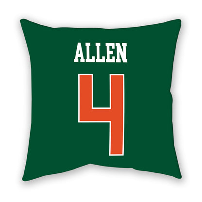 Miami - NCAA Men's Basketball : Marcus Allen - Pillow-1