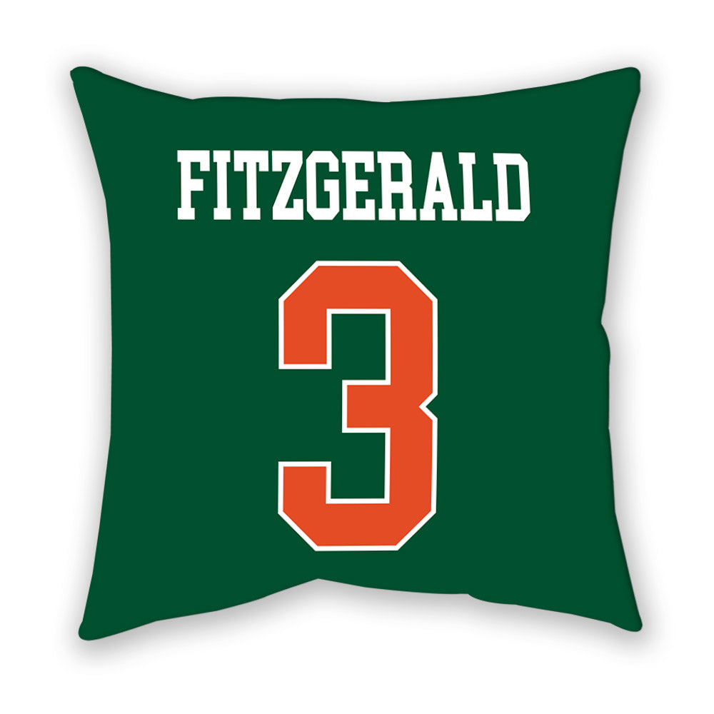 Miami - NCAA Football : Bryce Fitzgerald - Pillow-1