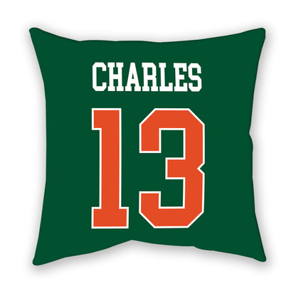 Miami - NCAA Football : Asharri Charles - Pillow-1