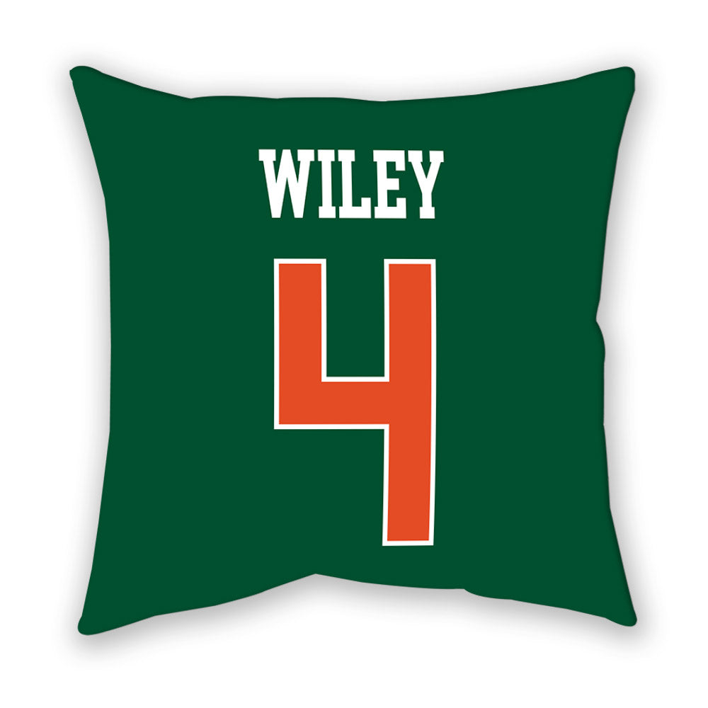 Miami - NCAA Women's Volleyball : Logan Wiley - Pillow-1