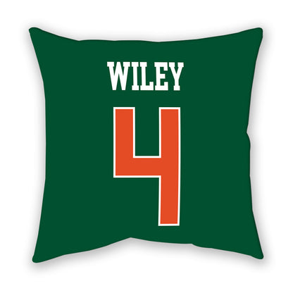 Miami - NCAA Women's Volleyball : Logan Wiley - Pillow-1
