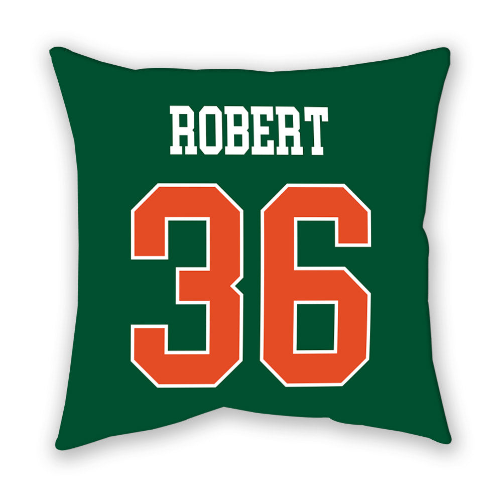 Miami - NCAA Baseball : Nick Robert - Pillow-1