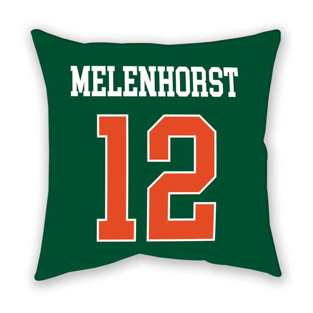Miami - NCAA Women's Soccer : Teegan Melenhorst - Pillow-1