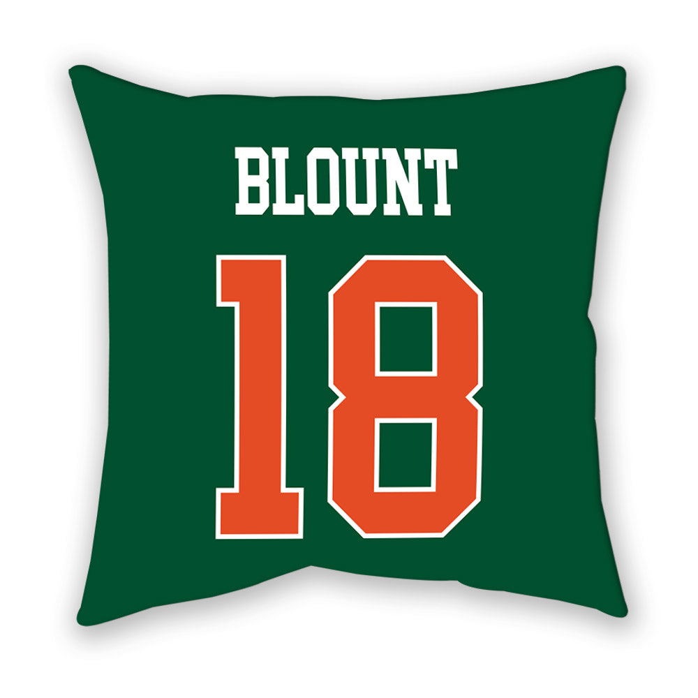 Miami - NCAA Football : Armondo Blount - Pillow-1