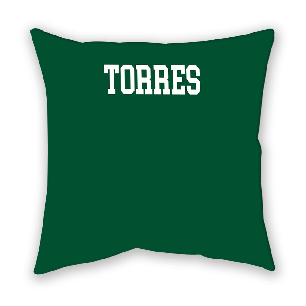 Miami - NCAA Men's Track & Field : Evan Torres - Pillow-1