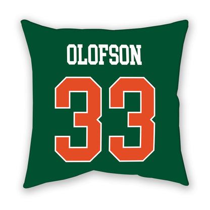 Miami - NCAA Women's Soccer : Atlee Olofson - Pillow-1