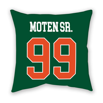 Miami - NCAA Football : Ahmad Moten Sr. - Pillow-1