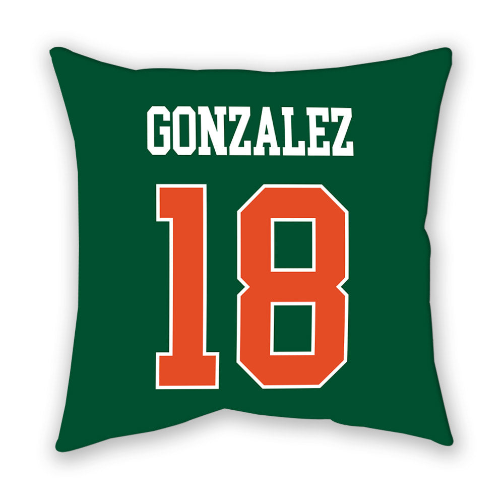 Miami - NCAA Football : Vinny Gonzalez - Pillow-1