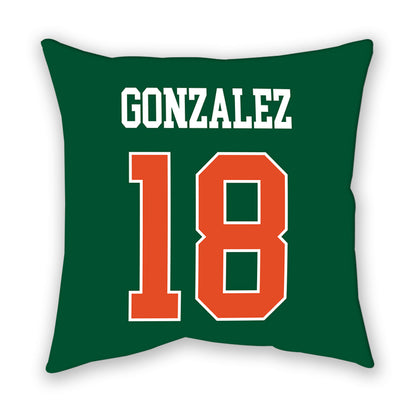 Miami - NCAA Football : Vinny Gonzalez - Pillow-1