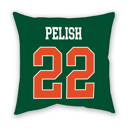 Miami - NCAA Women's Basketball : Simone Pelish - Pillow-1