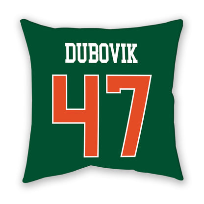 Miami - NCAA Baseball : Dylan Dubovik - Pillow-1