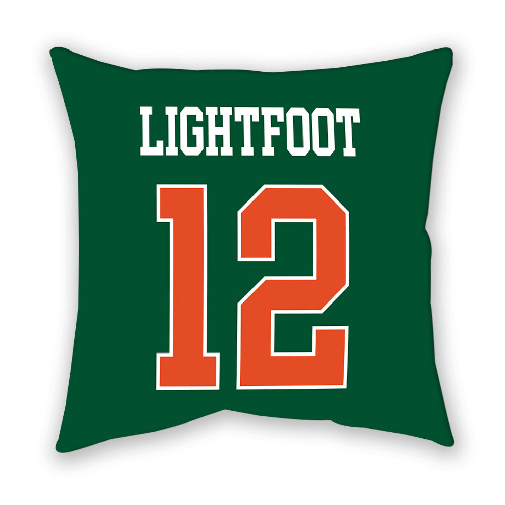 Miami - NCAA Football : Marquise Lightfoot - Pillow-1