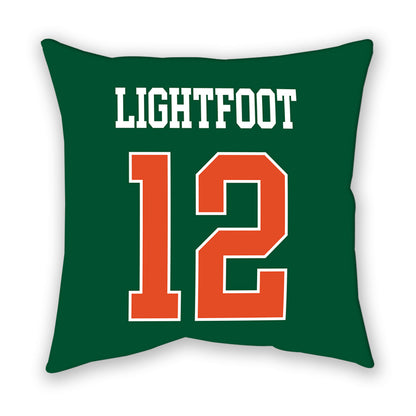 Miami - NCAA Football : Marquise Lightfoot - Pillow-1