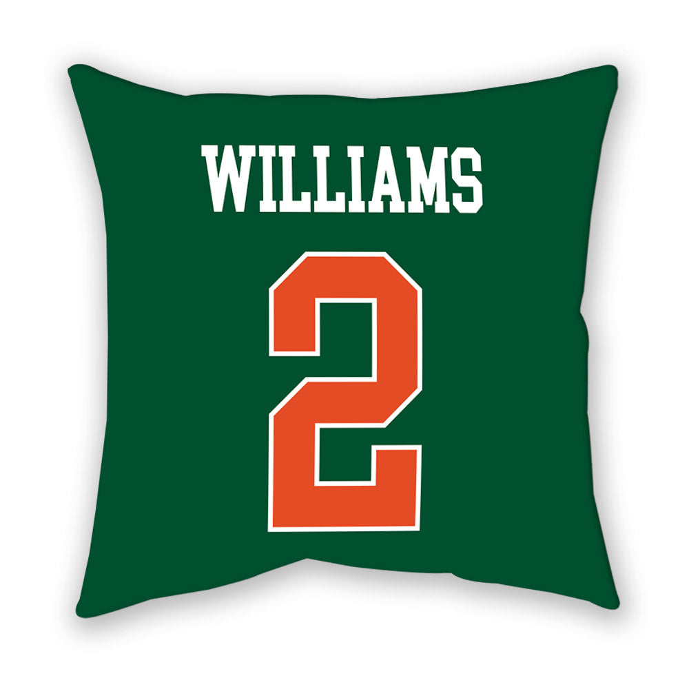 Miami - NCAA Baseball : Derek Williams - Pillow-1