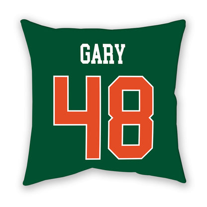 Miami - NCAA Baseball : Bennett Gary - Pillow-1