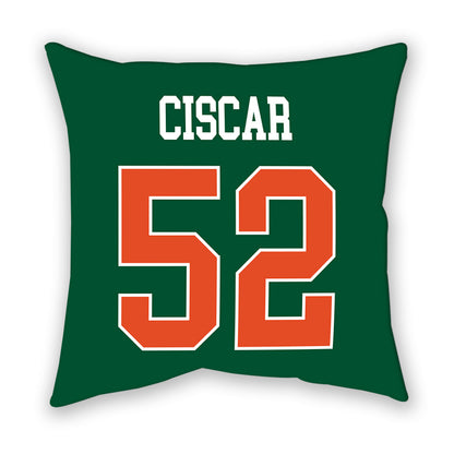 Miami - NCAA Baseball : Anthony Ciscar - Pillow-1