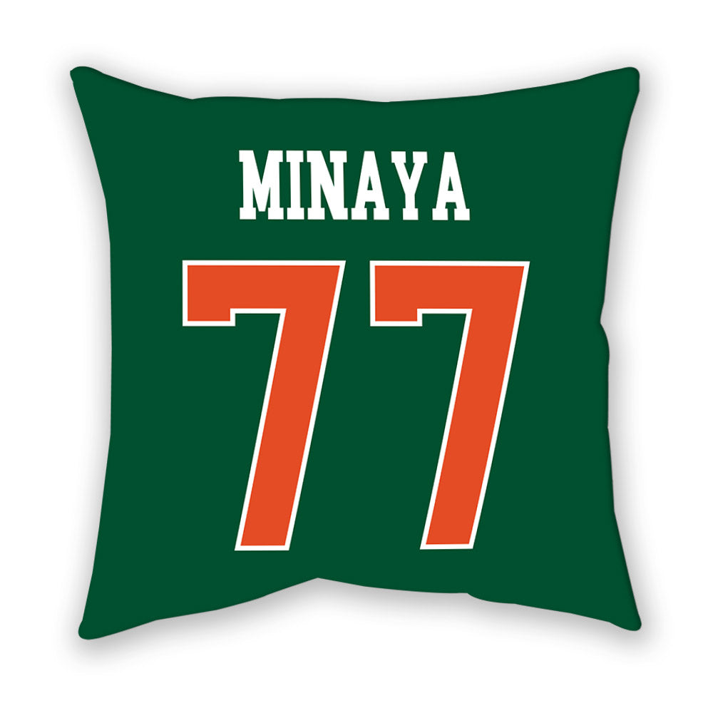 Miami - NCAA Football : Juan Minaya - Pillow-1