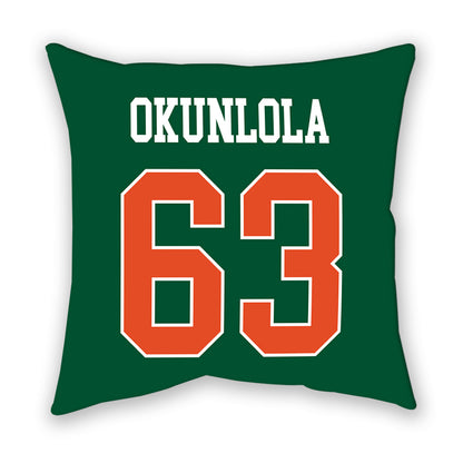 Miami - NCAA Football : Samson Okunlola - Pillow-1