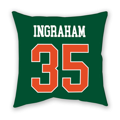 Miami - NCAA Football : Monroe Ingraham - Pillow-1