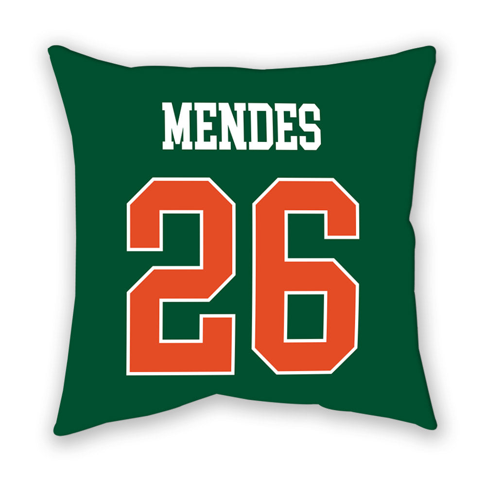 Miami - NCAA Women's Basketball : Dayana Mendes - Pillow-1