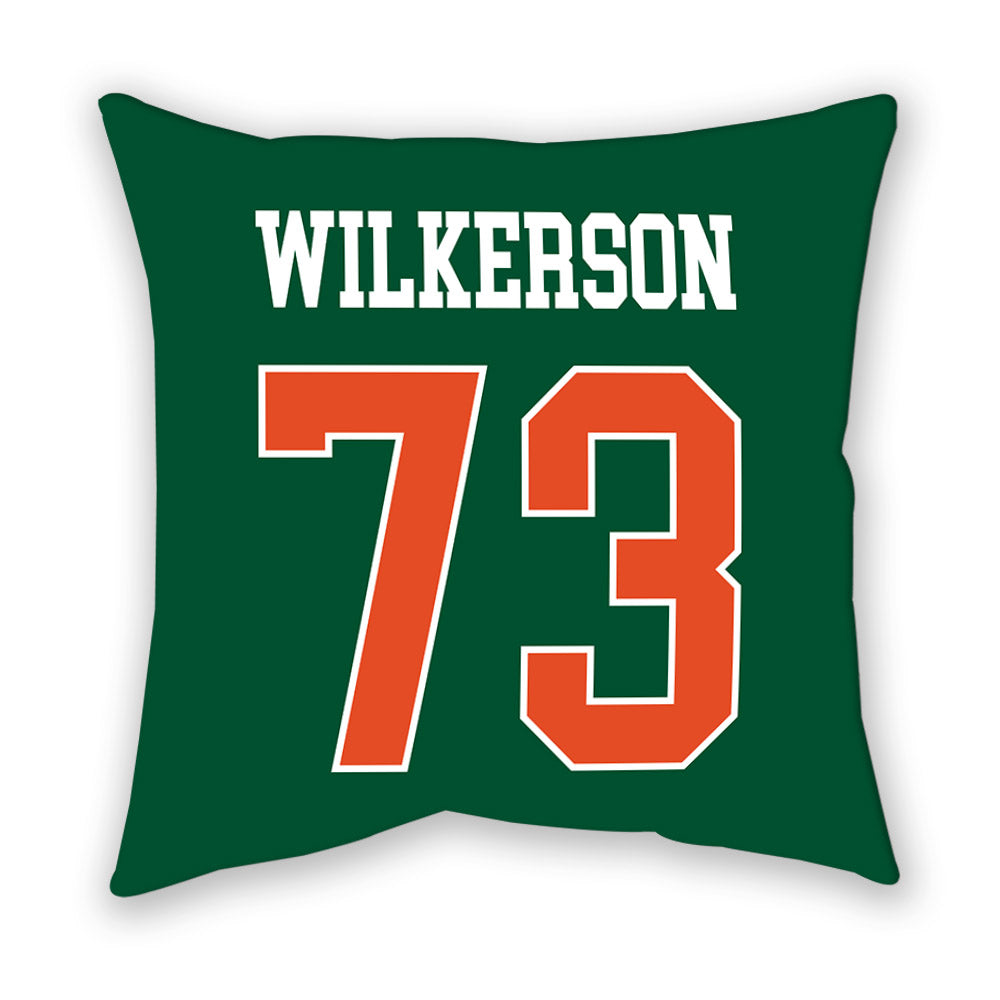 Miami - NCAA Football : Jaden Wilkerson - Pillow-1
