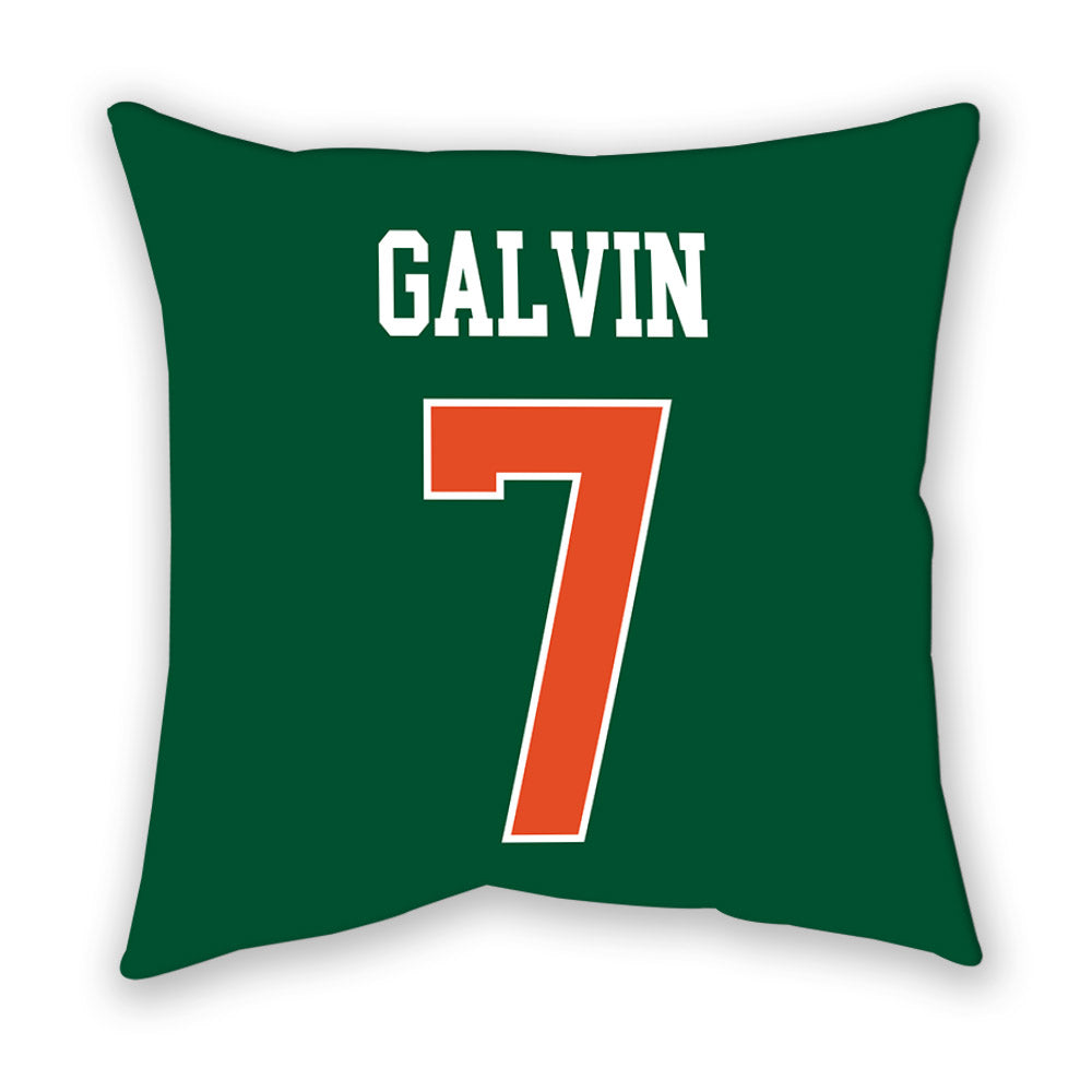 Miami - NCAA Baseball : Max Galvin - Pillow-1