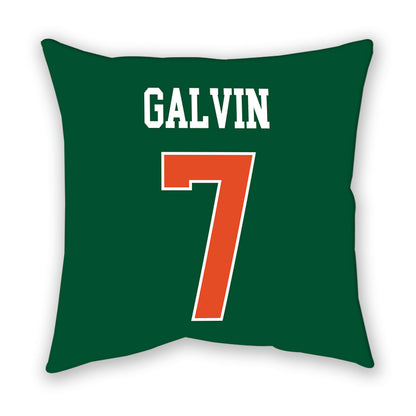 Miami - NCAA Baseball : Max Galvin - Pillow-1