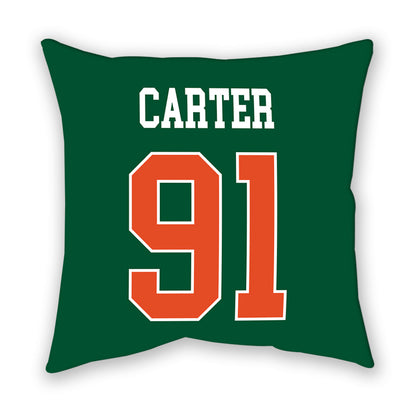 Miami - NCAA Football : Jarquez Carter - Pillow-1