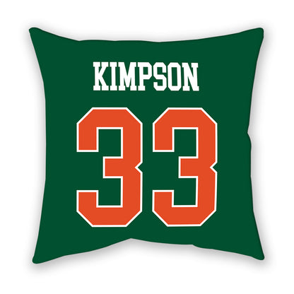 Miami - NCAA Women's Basketball : Amarachi Kimpson - Pillow-1
