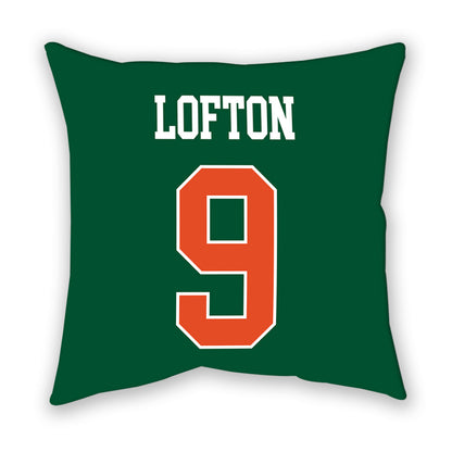 Miami - NCAA Football : Elija Lofton - Pillow-1
