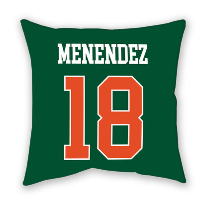 Miami - NCAA Baseball : Frank Menendez - Pillow-1