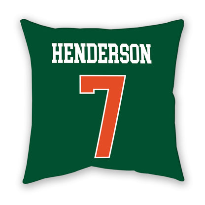 Miami - NCAA Men's Basketball : Shelton Henderson - Pillow-1
