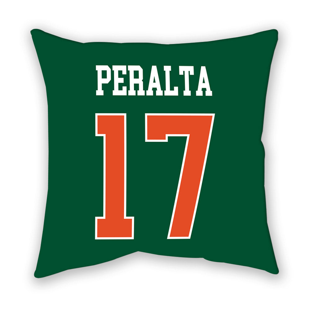 Miami - NCAA Baseball : Fabio Peralta - Pillow-1