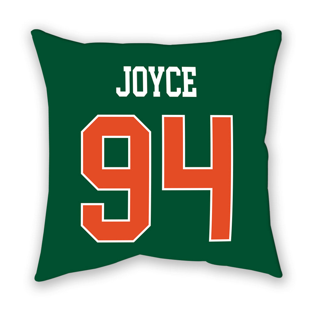 Miami - NCAA Football : Dylan Joyce - Pillow-1