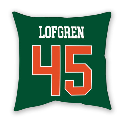 Miami - NCAA Baseball : Brixton Lofgren - Pillow-1