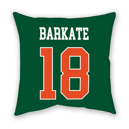 Miami - NCAA Football : Cooper Barkate - Pillow-1