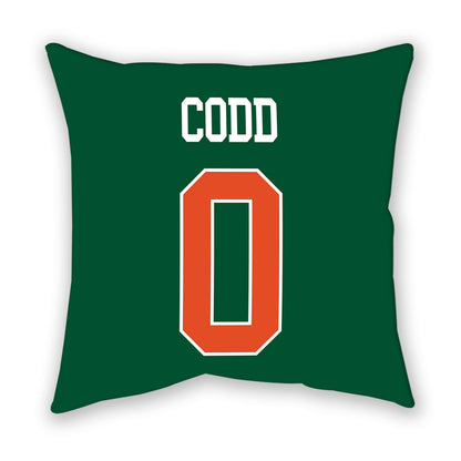 Miami - NCAA Women's Track & Field : Iyonna Codd - Pillow-1