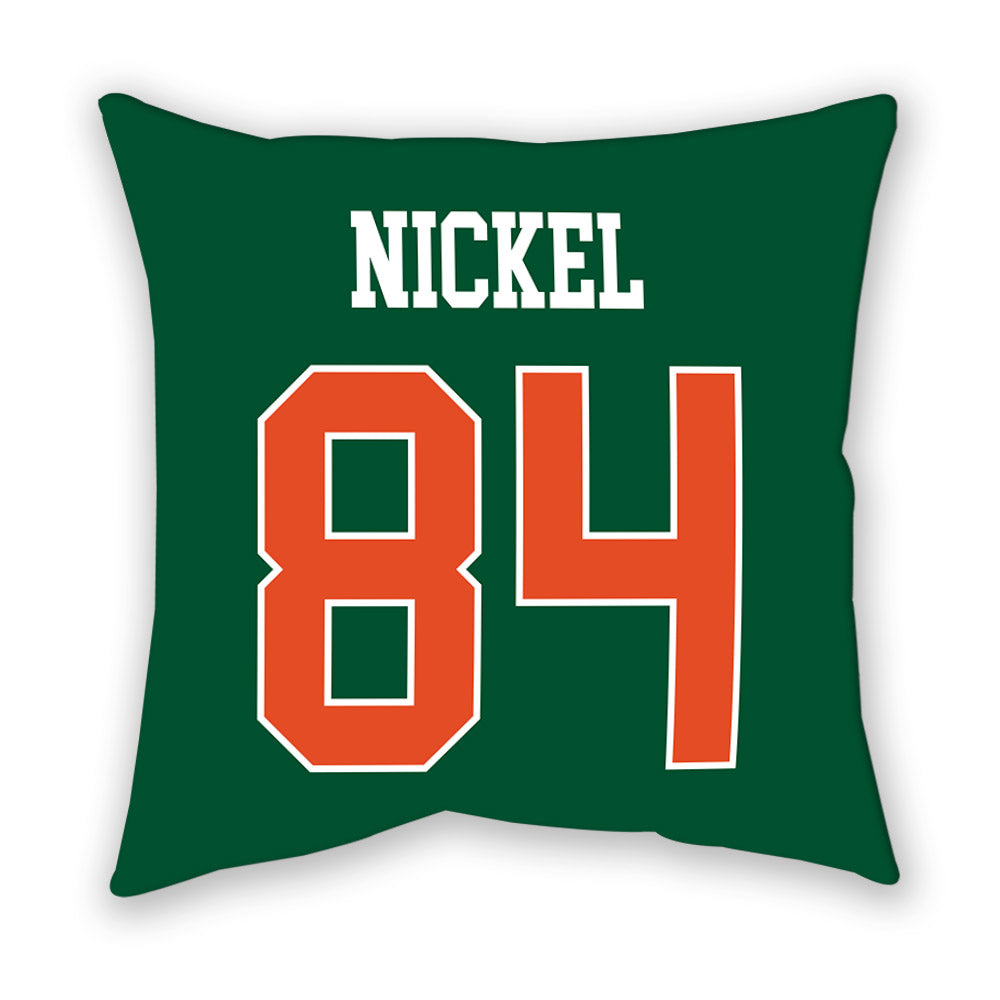 Miami - NCAA Football : Jack Nickel - Pillow-1
