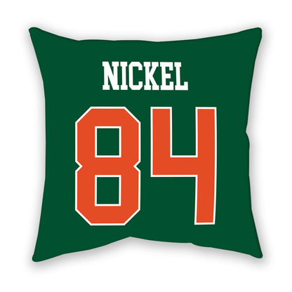 Miami - NCAA Football : Jack Nickel - Pillow-1