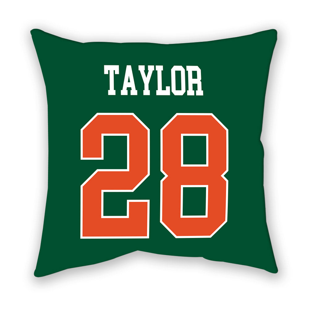 Miami - NCAA Football : Isaiah Taylor - Pillow-1