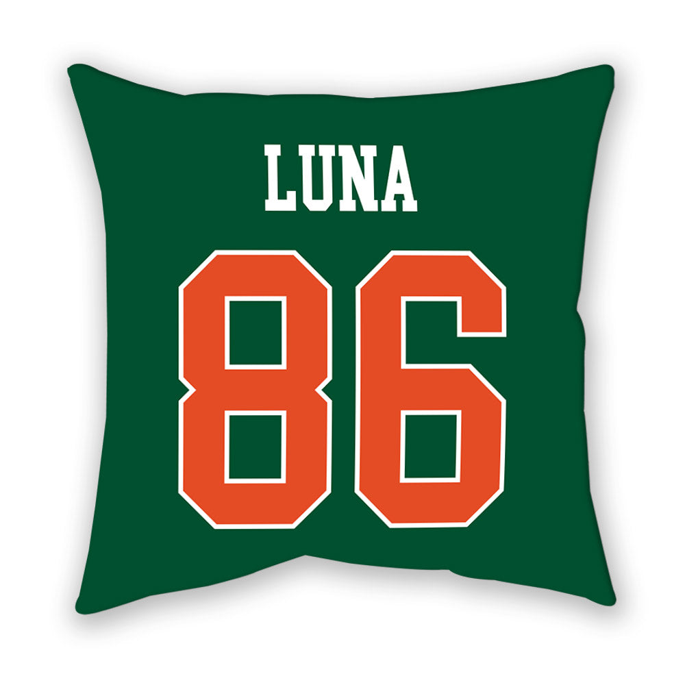 Miami - NCAA Football : Kolby Luna - Pillow-1