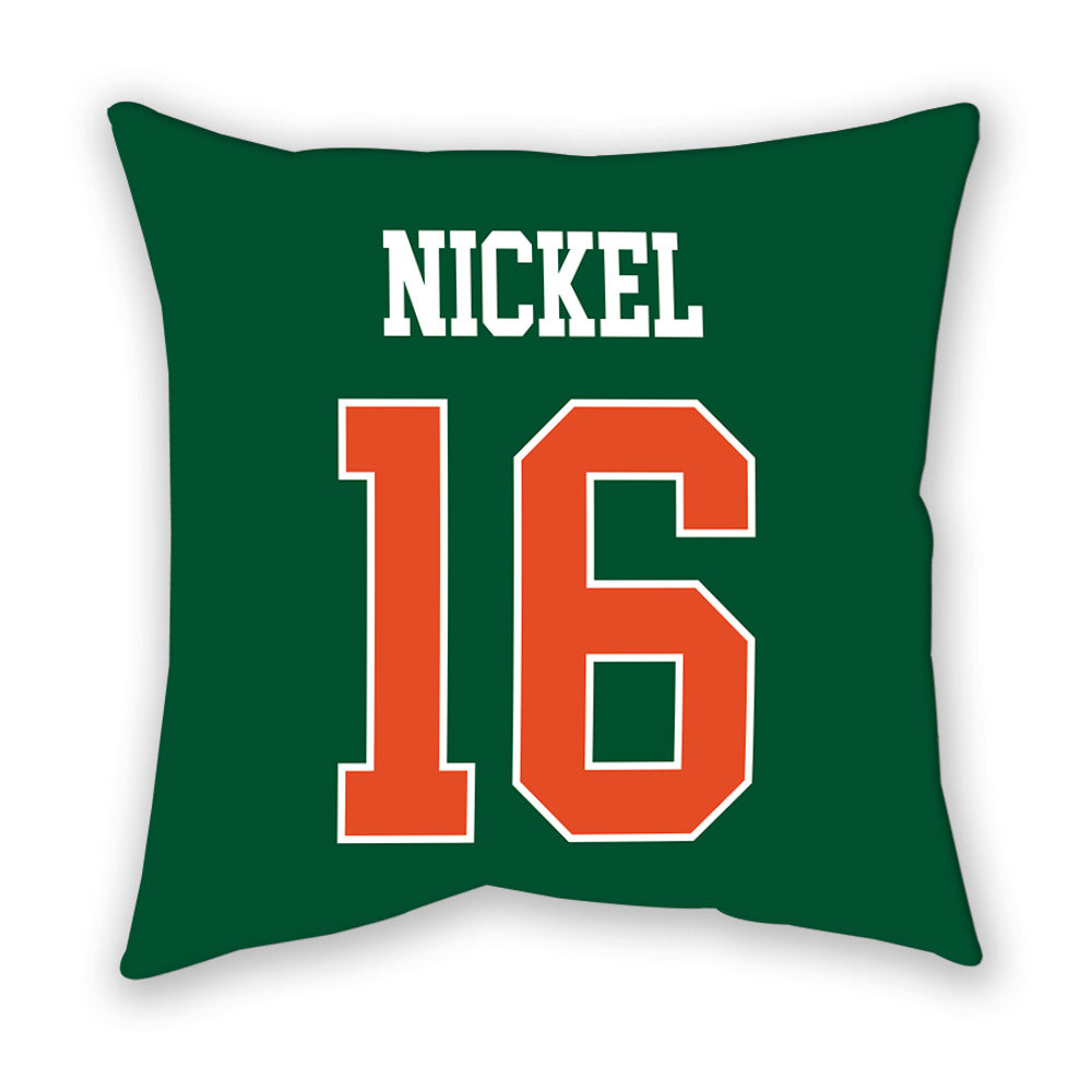 Miami - NCAA Football : Luke Nickel - Pillow-1